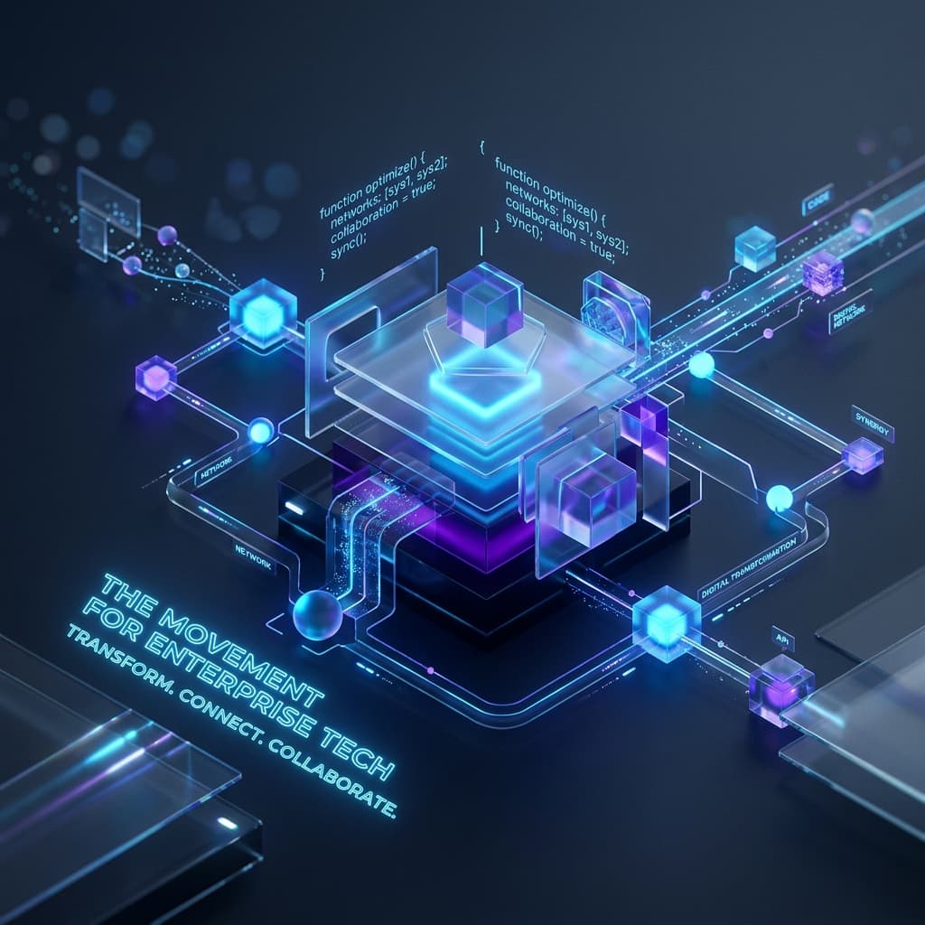 Abstract Tech Hybrid Engine